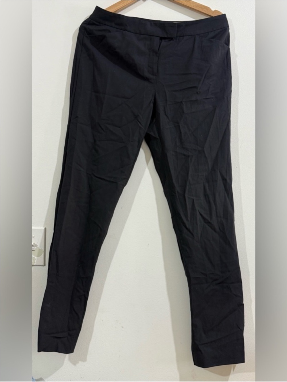 Lafayette 148 New York Black Slim Tapered Dress Pants